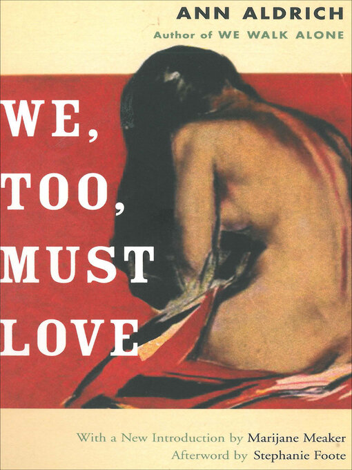 Title details for We, Too, Must Love by Ann Aldrich - Available